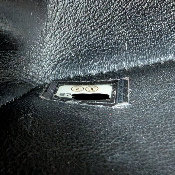 Chanel Black Classic Mini Chevron Quilted Lambskin Flap Bag - Picture 14 of 15